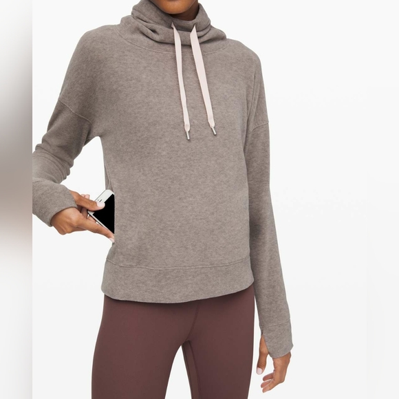 Lululemon Go Forward Pullover Heathered Pink Bliss - Picture 2 of 12